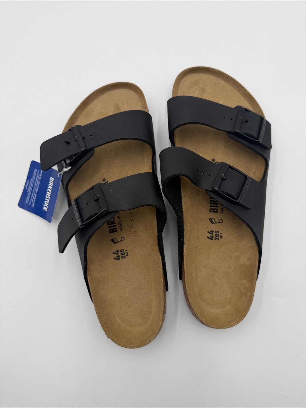 Birkenstock Black Two-Strap Sandals
